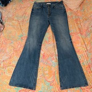 Vervet Elowen High Waisted Flare Denim Jeans Size 32